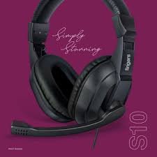 FINGERS S10 Wired Headphone On-Ear with Built-in Adjustable Mic