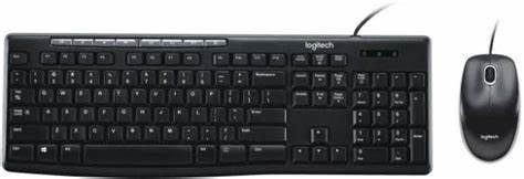 LOGITECH MK 200 USB WIRED KEYBOARD & MOUSE Combo