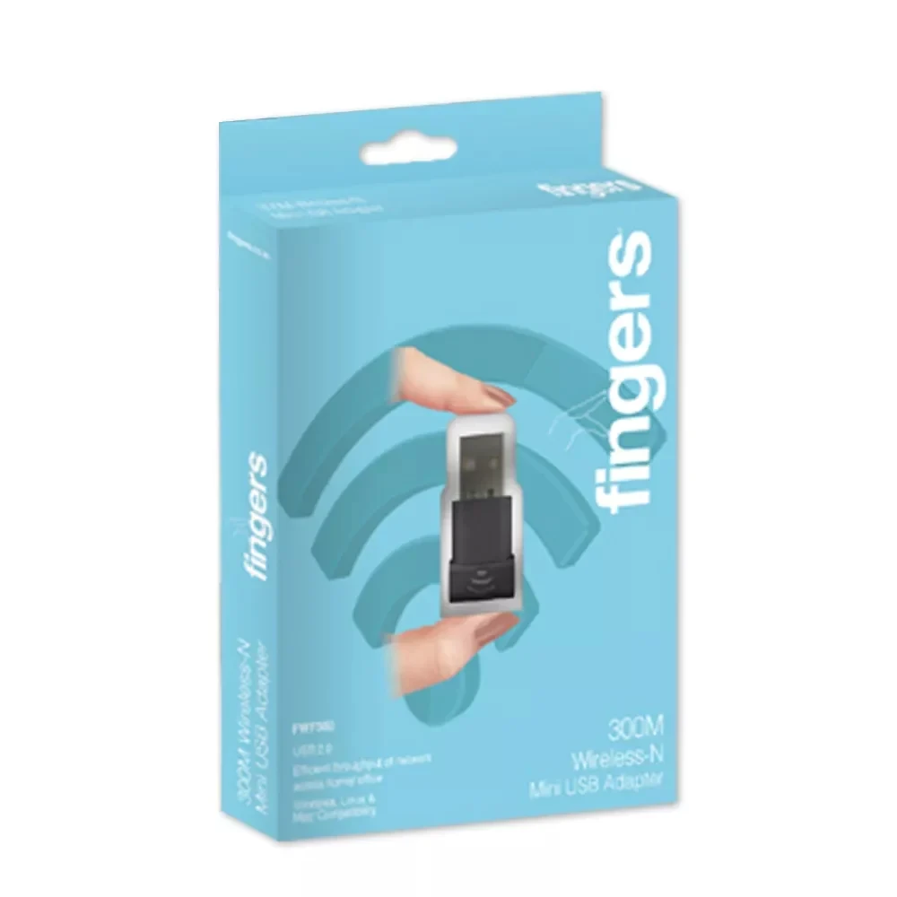 FINGERS 300 M Wireless -N Mini USB Adapter