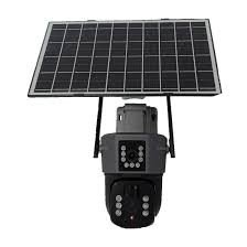 Hixecure 3MP+3MP Smart Linkage 4G Solar PT Battery Outdoor 360° CCTV Camera