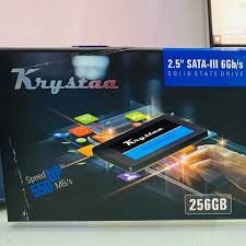 Krystaa SATA 2.5" 256gb Internal Solid State Drive/SSD with SATA III Interface, 6Gb/s | Fast Performance | Read/Write Speed Upto - 570/500 MB/s | Compatible with PC and Laptop