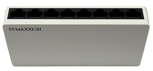 MAXXION 8(PO) GIGA DESKTOP  SWITCH (10/100/1000)
