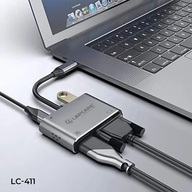 LAPCARE TYPE-C TO VGA/HDMI