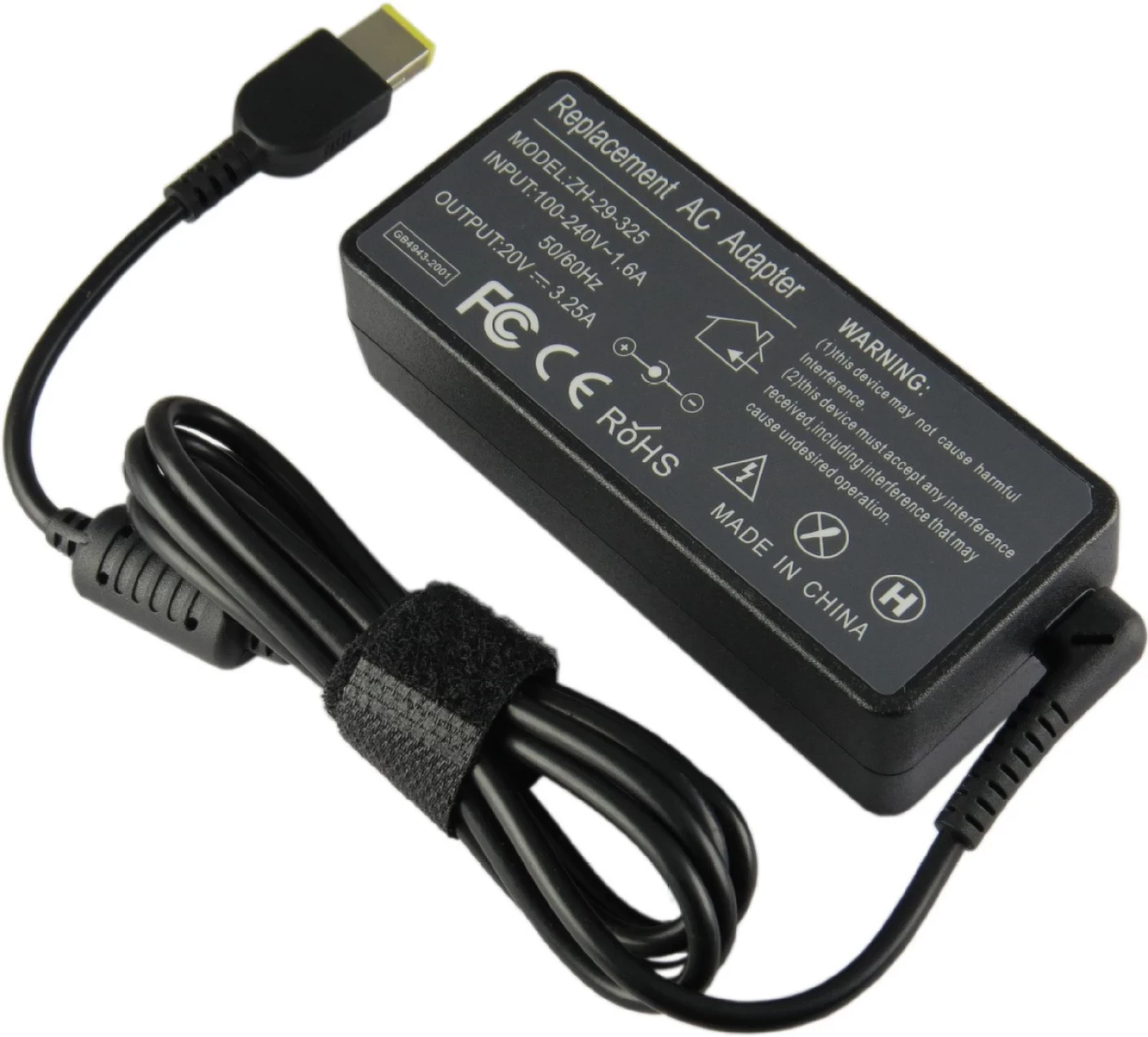 LAPCARE LENOVO 20V 3.25A 65W USB I LAPTOP ADAPTER