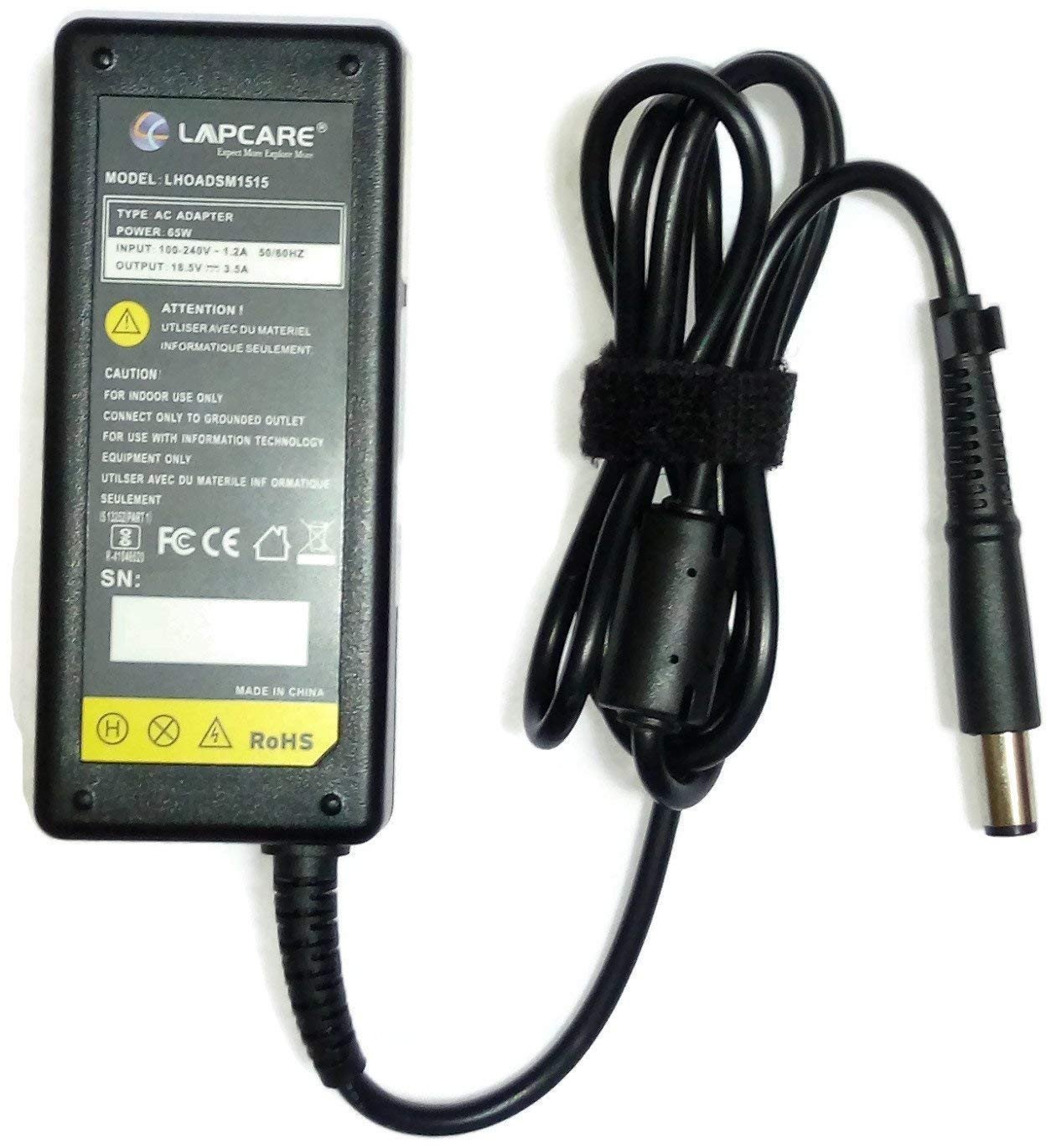 Lapcare Adapter for HP 18.5v 3.5A 65W Smart