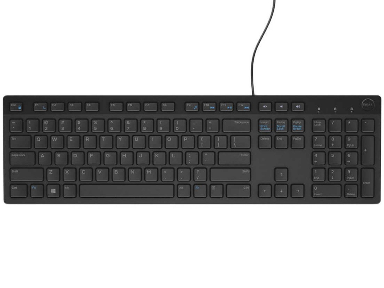 Dell KB216-Black Multimedia Wired Keyboard with USB